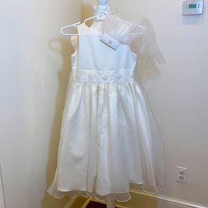 US Angels Elizabeth beaded girls first communion or flower girl dress
